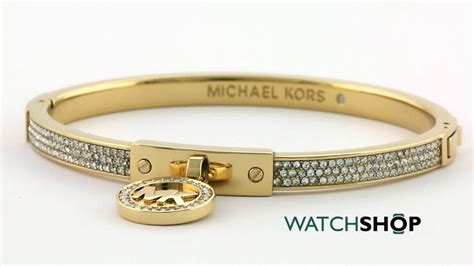 michael kors gold plated smokey quartz bangles